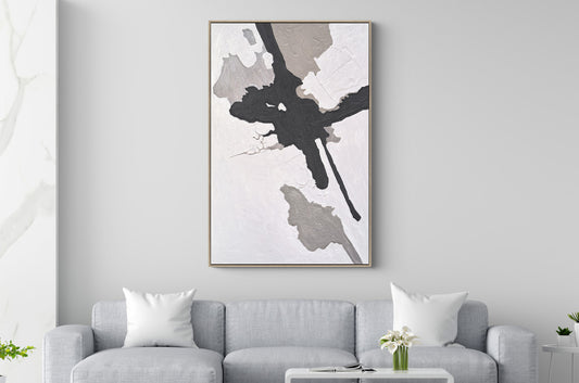 Ölgemälde «Fragmente 2» 100 × 150 cm mit Rahmen