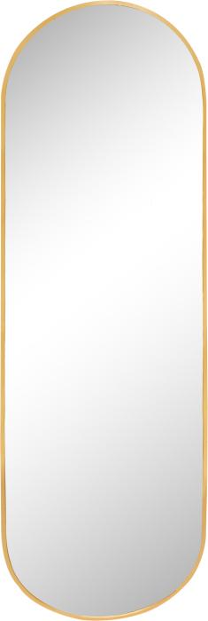 Spiegel met aluminium lijst 50x150cm. Brons Oval