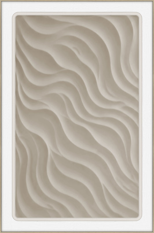 3D-Wanddekoration «Gerahmte Wellen 2» 80 × 120 cm
