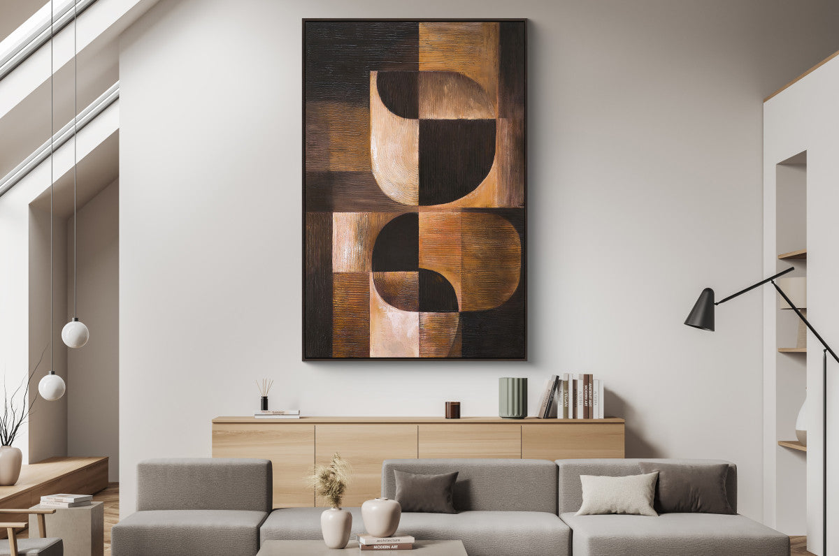 Ölgemälde «Abstrakt 2» 100 × 150 cm mit Rahmen