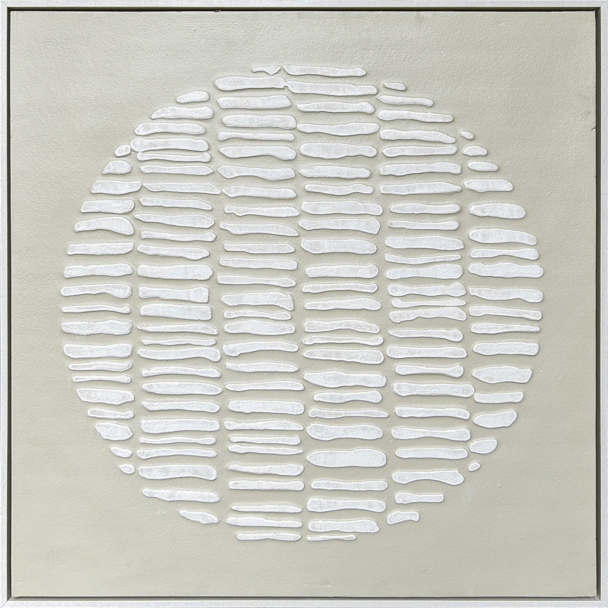 3D wanddecoratie 83x83cm 'Sun' met lijst