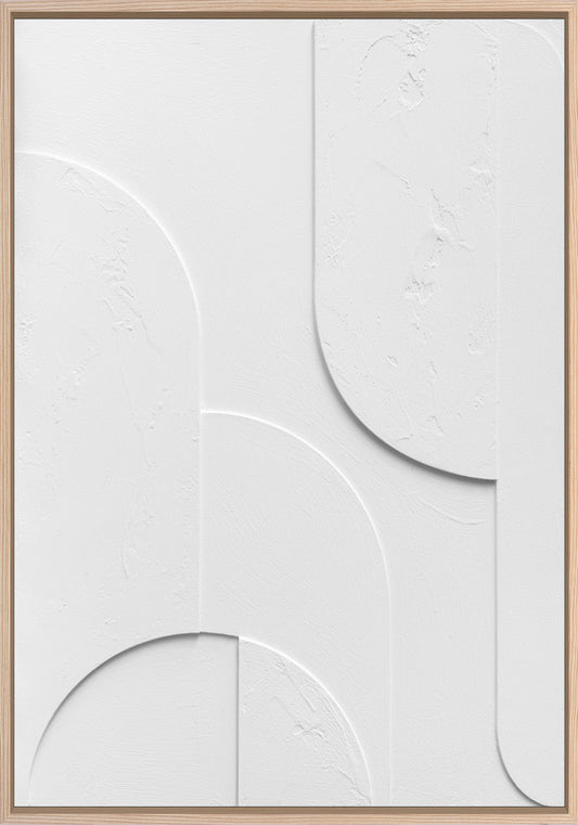 3D-Wanddekoration «Weiss 2» 70 × 100 cm