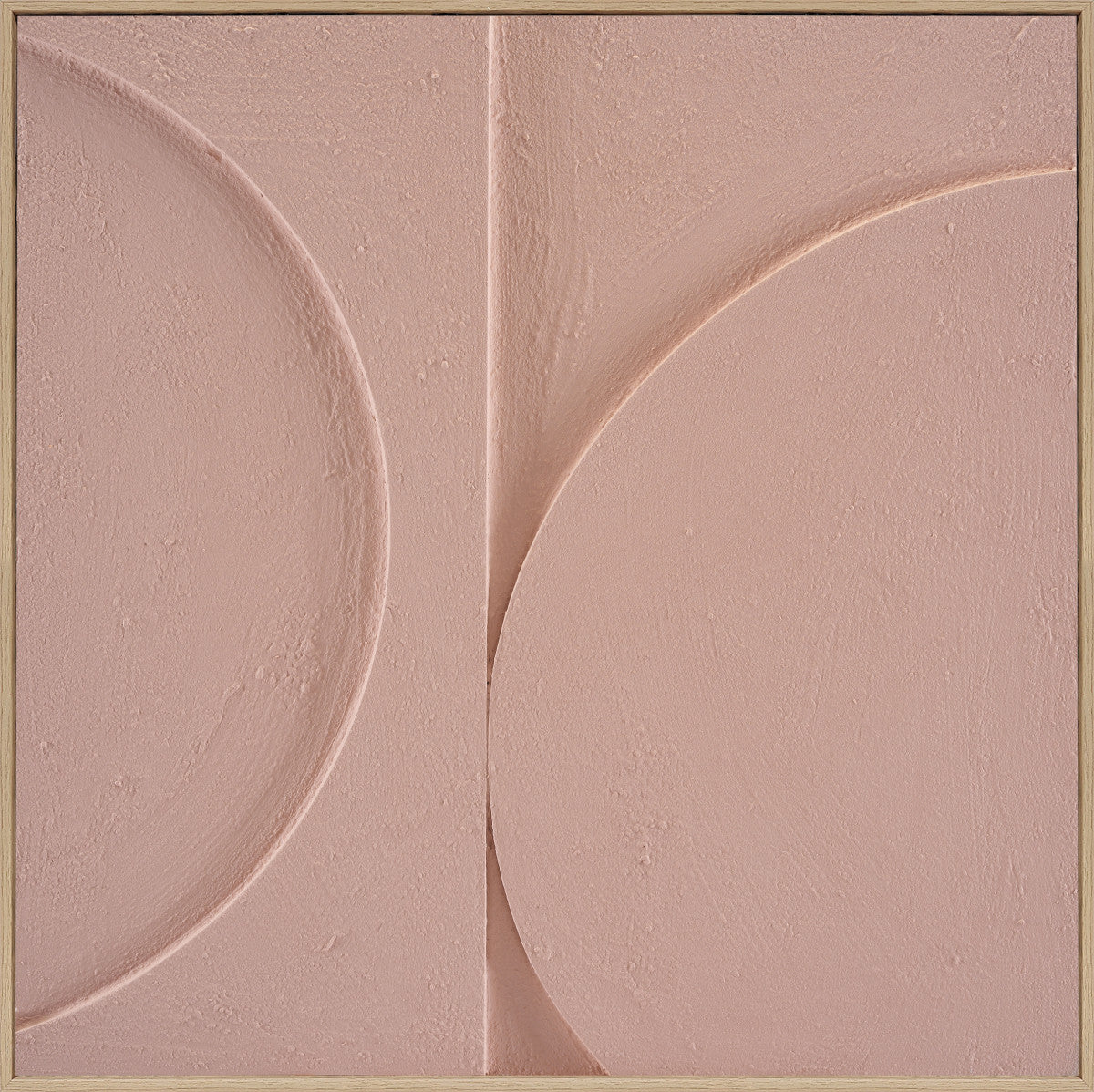 3D wanddecoratie 80x80cm Halve circkels transcedent