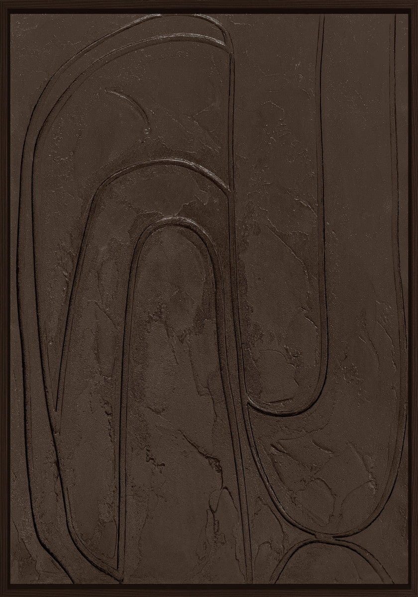 3D-Wanddekoration «Braun 1» 70 × 100 cm