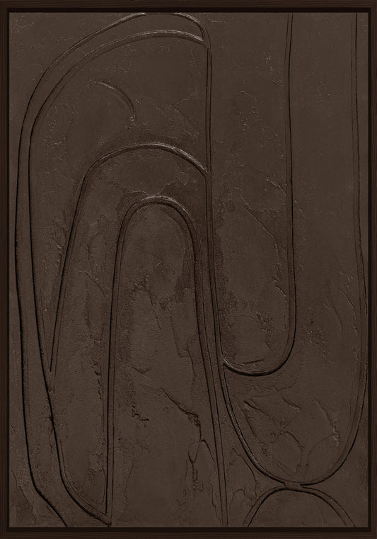 3D-Wanddekoration «Braun 1» 70 × 100 cm