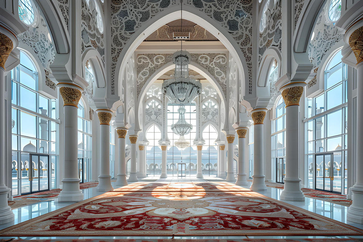 Glasbild «Palastsaal» 120 × 80 cm