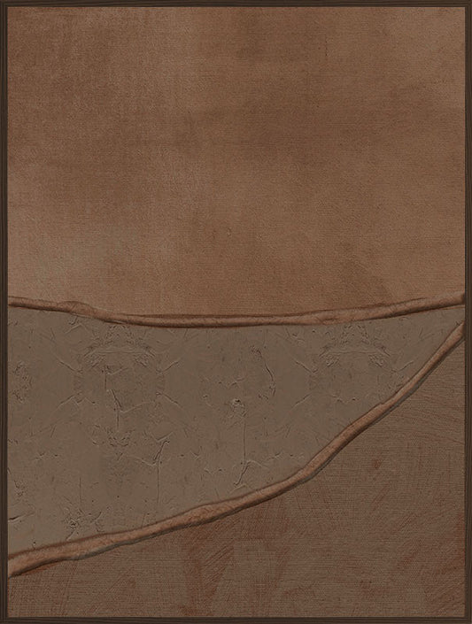 3D-Wanddekoration «Braun 4» 70 × 100 cm