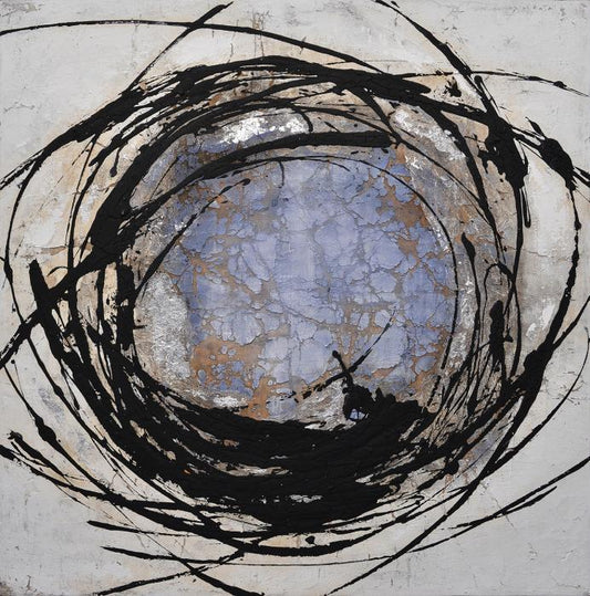 Olieverfschilderij 150x150cm