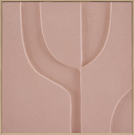 3D wanddecoratie 80x80cm Organisch transcedent