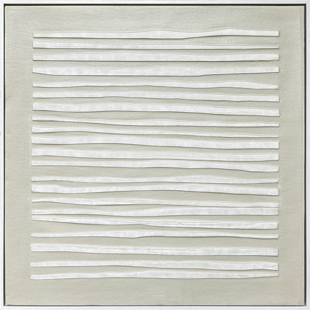 3D-Wanddekoration 83x83cm 'Linien' mit Rahmen