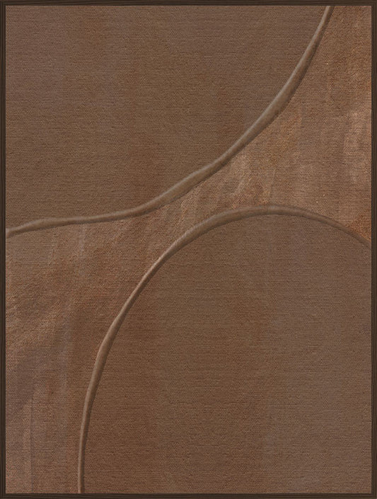 3D-Wanddekoration «Braun 3» 70 × 100 cm