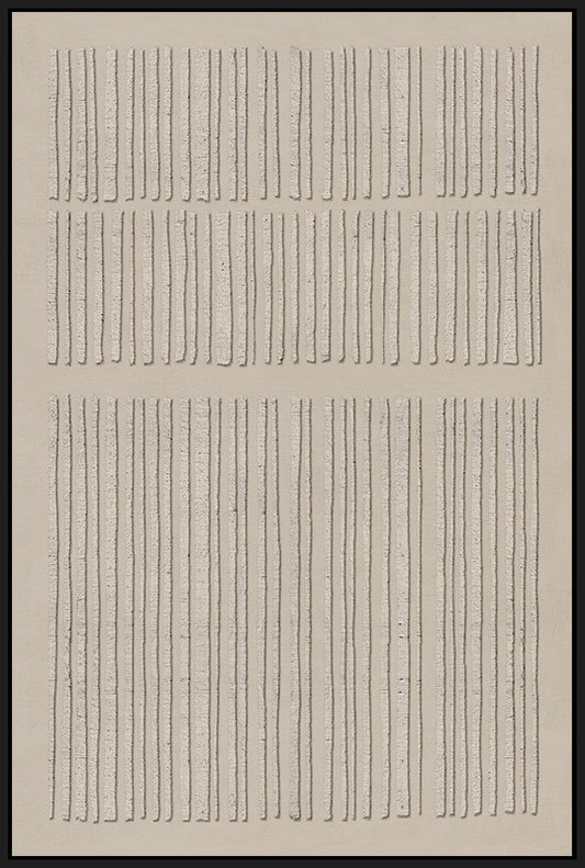 Canvas incl. lijst 80x120cm 'Stripes' Materiaal: 80% Gips