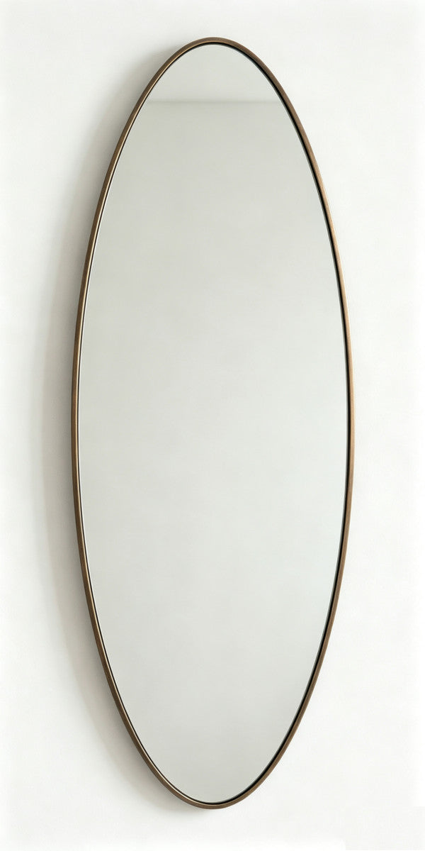 Spiegel «Eclipse» Platin mit Aluminiumrahmen 50 × 170 cm